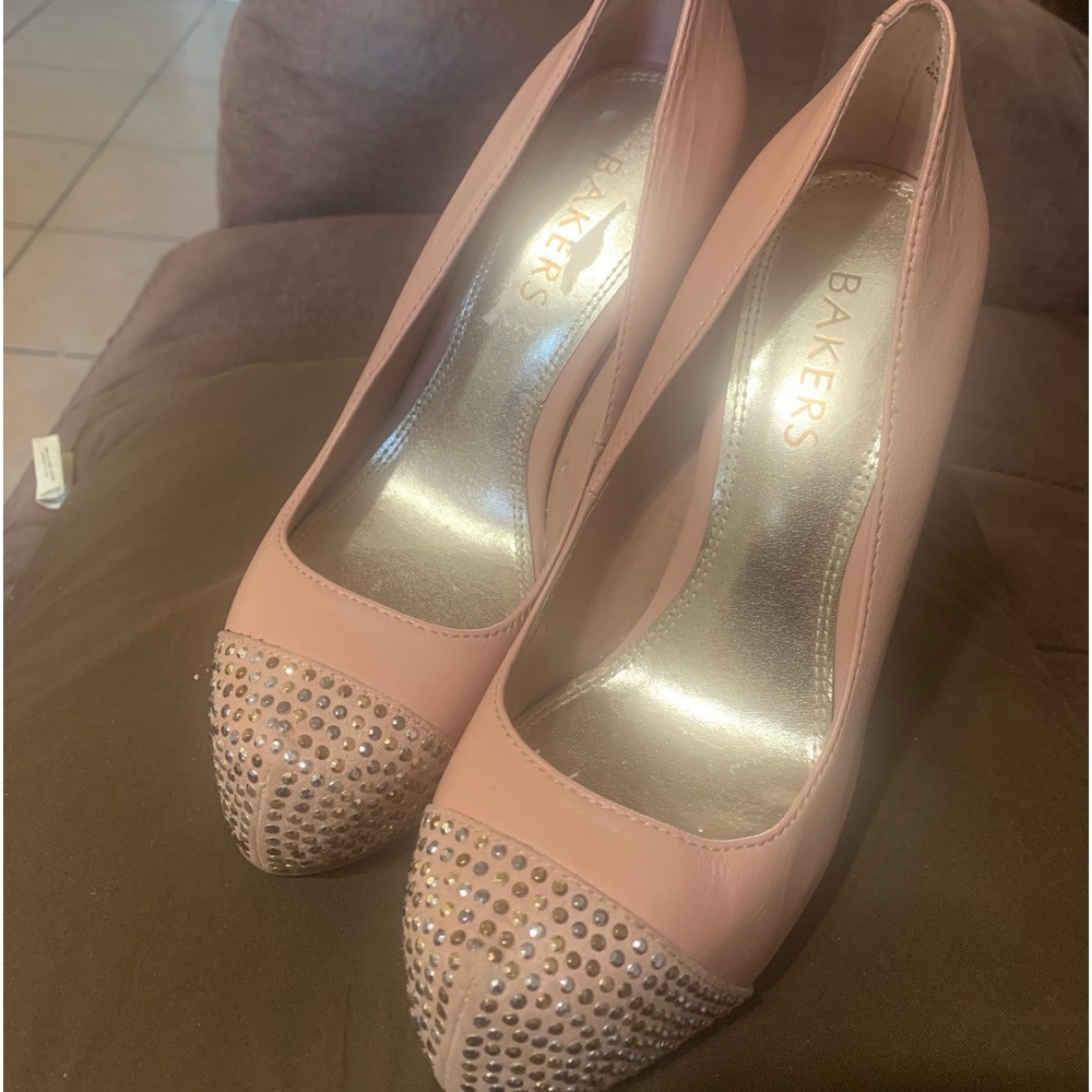 Bakers pink 5 inch heels size 5m